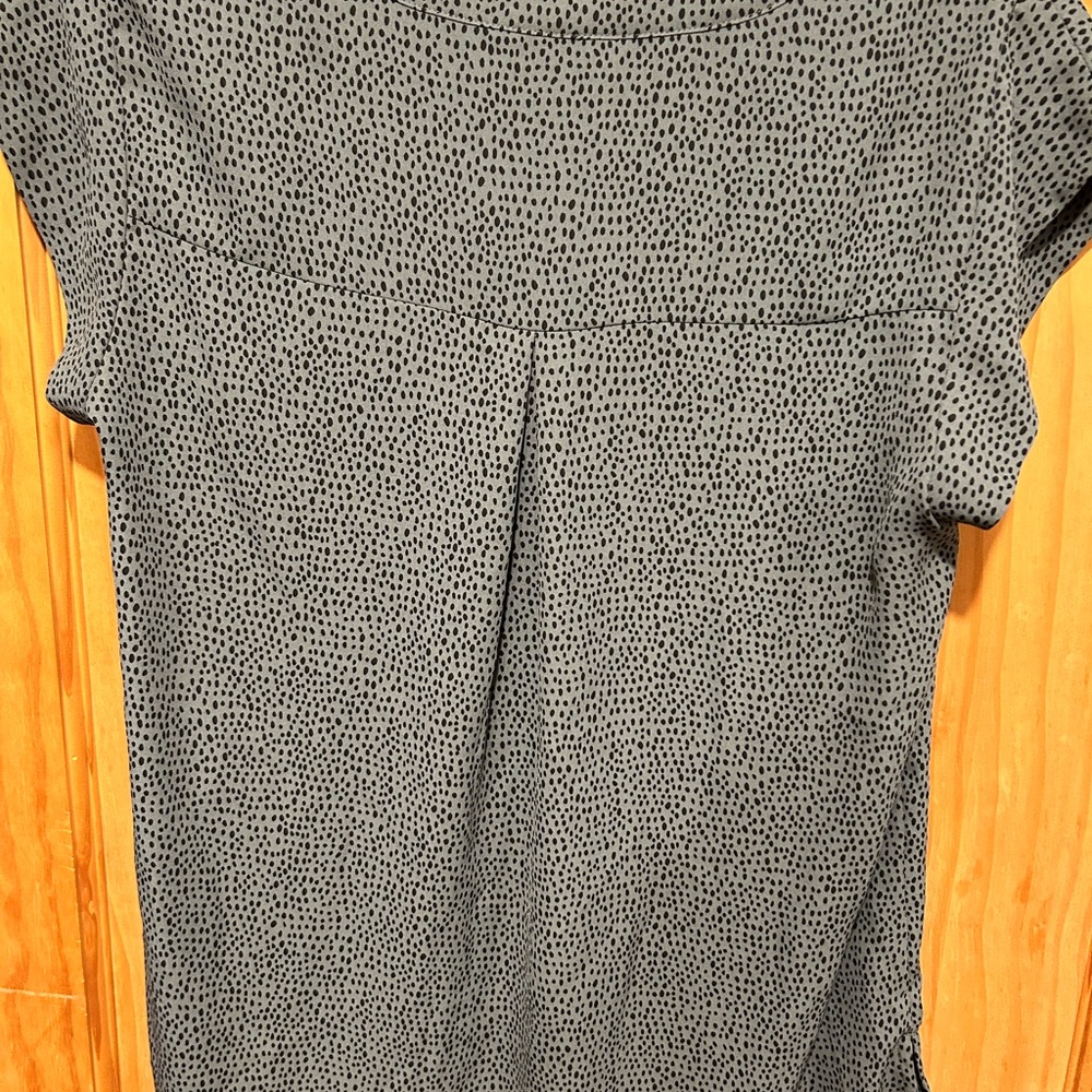 Essentials Black Patterned V-Neck Sweater - Picture 3 of 3